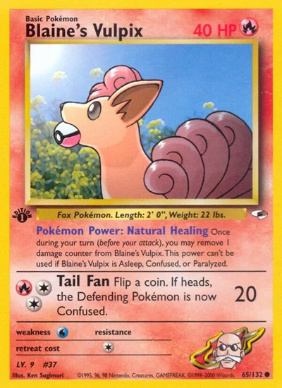 G1: Blaine's Vulpix (Unlimited)
