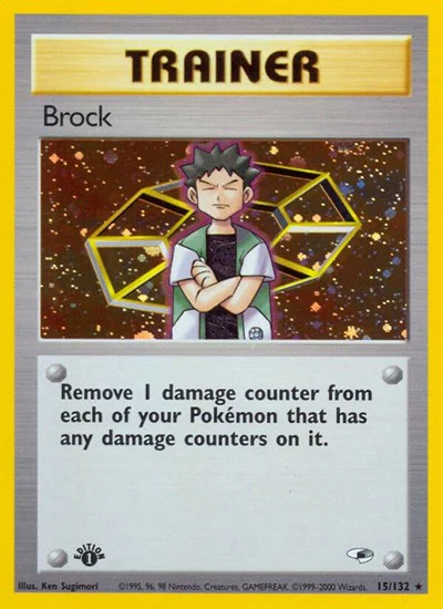 G1: Brock (15) (1st Edition Holofoil)