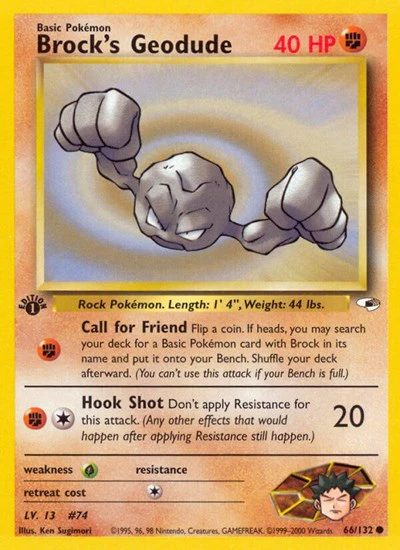G1: Brock's Geodude (66) (Unlimited)