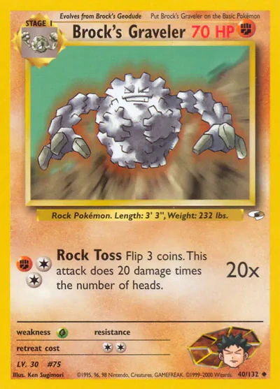 G1: Brock's Graveler (Unlimited)