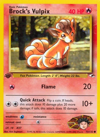 G1: Brock's Vulpix (Unlimited)