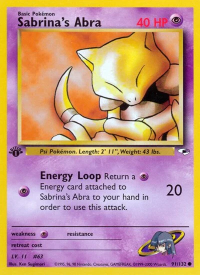 G1: Sabrina's Abra (1st Edition)
