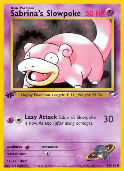 G1: Sabrina's Slowpoke (1st Edition)