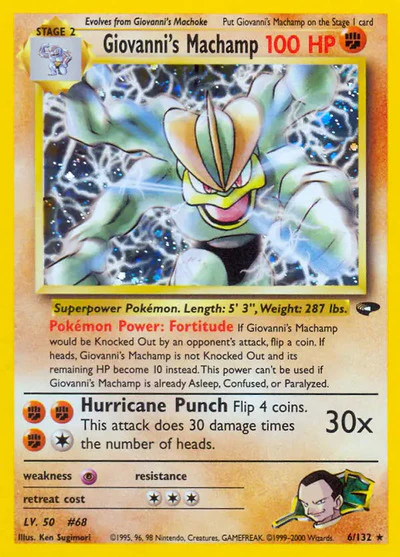 G2: Giovanni's Machamp (Unlimited Holofoil)