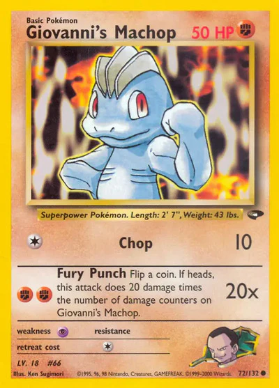 G2: Giovanni's Machop (Unlimited)