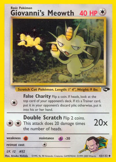 G2: Giovanni's Meowth (43) (Unlimited)