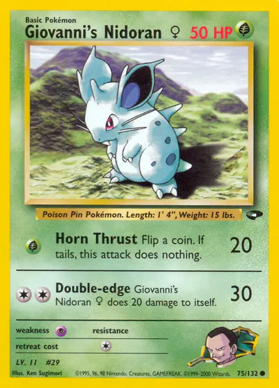 G2: Giovanni's Nidoran F (Unlimited)