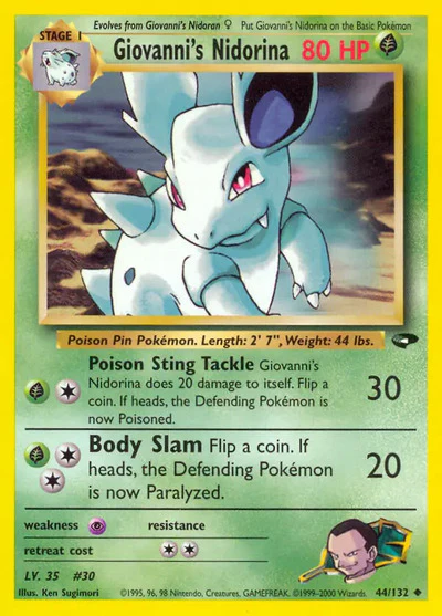 G2: Giovanni's Nidorina (Unlimited)