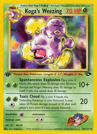 G2: Koga's Weezing (1st Edition)
