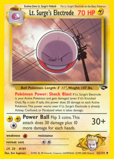G2: Lt. Surge's Electrode (Unlimited)