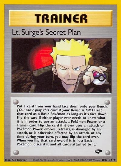 G2: Lt. Surge's Secret Plan (1st Edition)