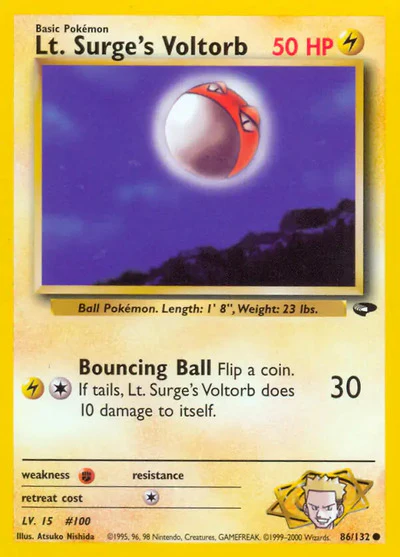 G2: Lt. Surge's Voltorb (Unlimited)