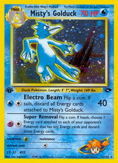 G2: Misty's Golduck (1st Edition Holofoil)