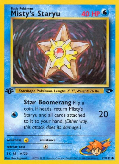 G2: Misty's Staryu (1st Edition)