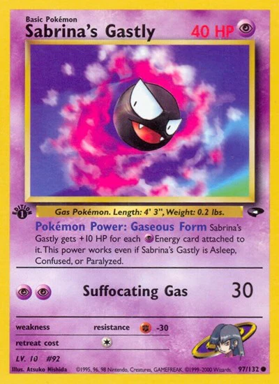 G2: Sabrina's Gastly (97) (1st Edition)