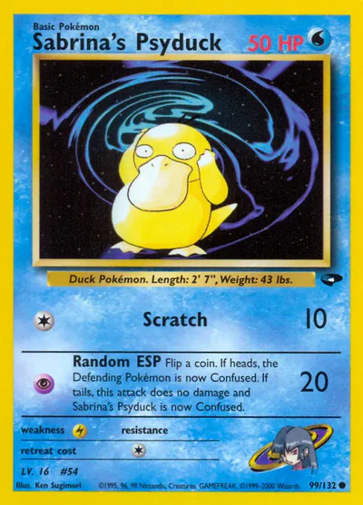 G2: Sabrina's Psyduck (Unlimited)
