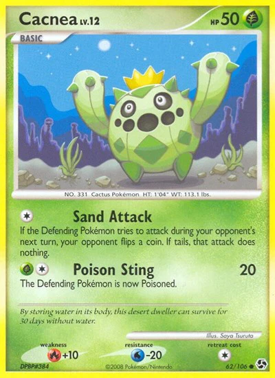 GE: Cacnea (Reverse Holofoil)