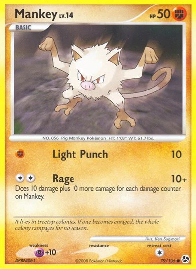 GE: Mankey (Reverse Holofoil)