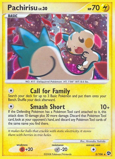 GE: Pachirisu (Reverse Holofoil)