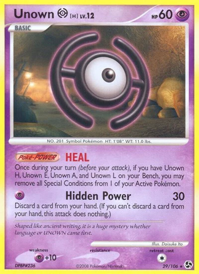 GE: Unown [H] (Reverse Holofoil)