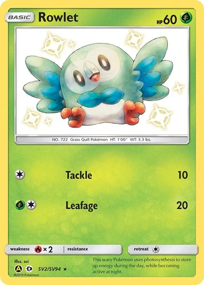 HIF:SV: Rowlet (Holofoil)