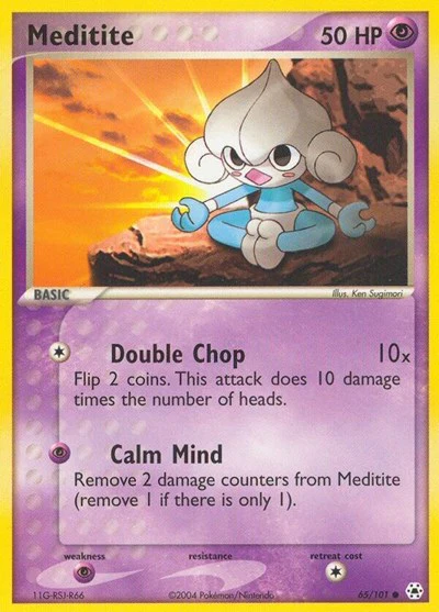 HL: Meditite - 65/101 (Reverse Holofoil)