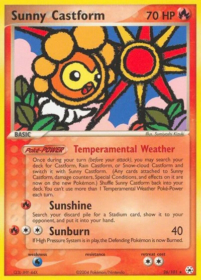 HL: Sunny Castform (Reverse Holofoil)