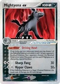 HP: Mightyena ex (Holofoil)