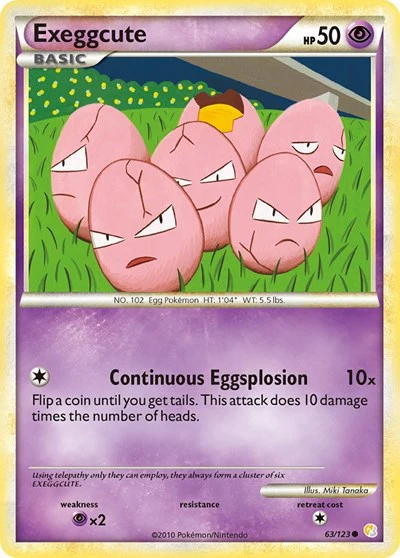 HS: Exeggcute (Reverse Holofoil)