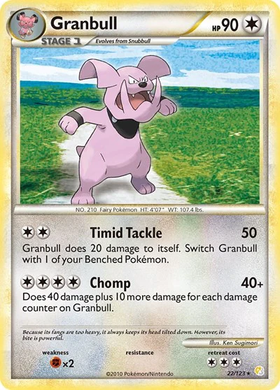 HS: Granbull (Reverse Holofoil)