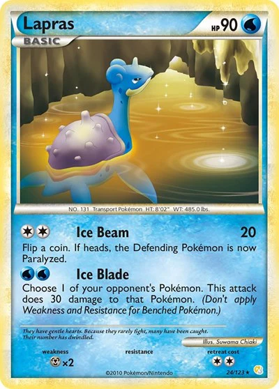 HS: Lapras (Reverse Holofoil)