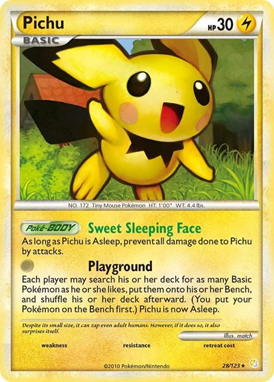 HS: Pichu (Reverse Holofoil)