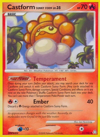 LA: Castform Sunny Form