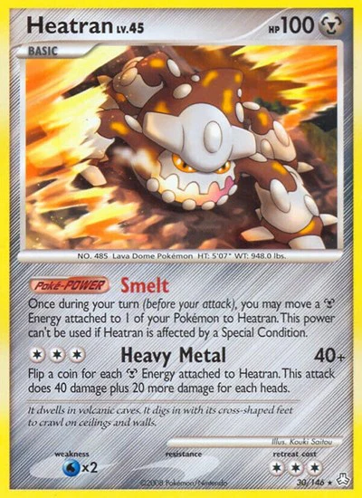 LA: Heatran (30) (Reverse Holofoil)