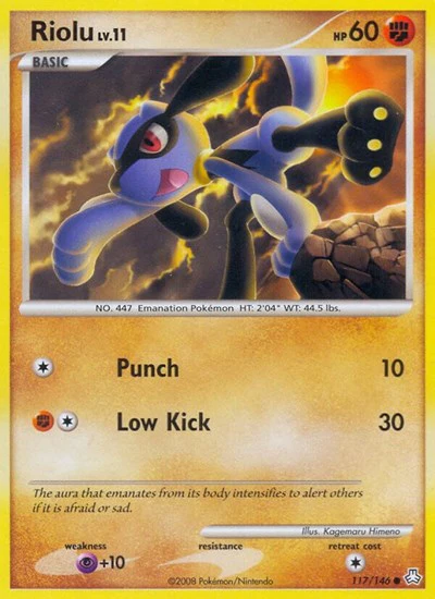 LA: Riolu (Reverse Holofoil)