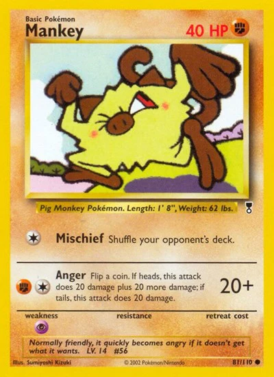 LC: Mankey (Reverse Holofoil)