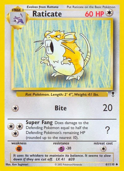 LC: Raticate (Reverse Holofoil)