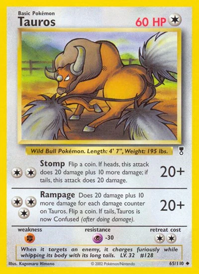 LC: Tauros (Reverse Holofoil)