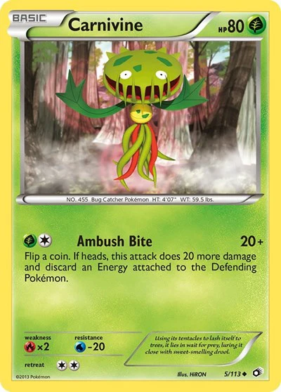 LTR: Carnivine (Reverse Holofoil)