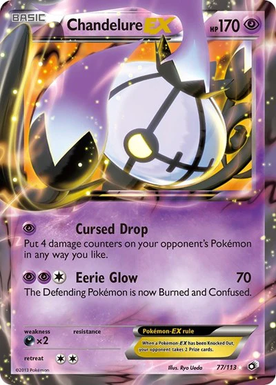 LTR: Chandelure EX (Holofoil)