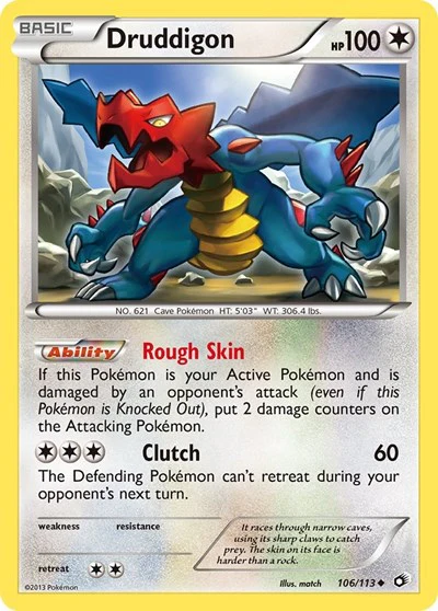 LTR: Druddigon (Reverse Holofoil)