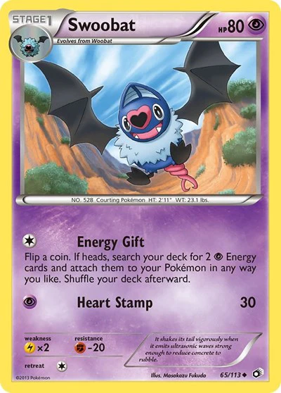 LTR: Swoobat (Reverse Holofoil)