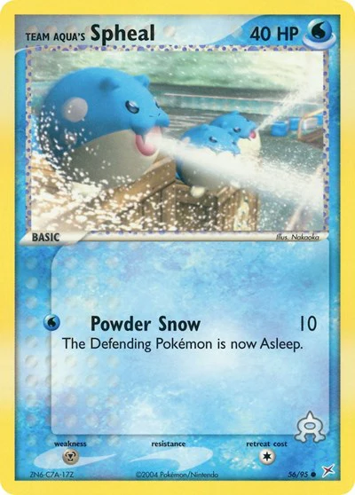 MA: Team Aqua's Spheal - 56/95 (Reverse Holofoil)