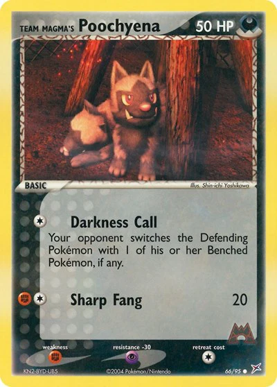 MA: Team Magma's Poochyena - 66/95 (Reverse Holofoil)