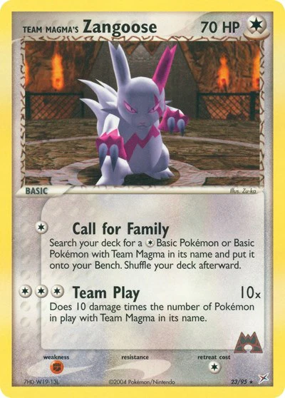 MA: Team Magma's Zangoose