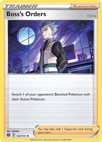 MCAP: Boss's Orders (Cyrus) - 132/172 (Cosmos Holo) (Holofoil)