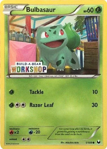 MCAP: Bulbasaur - 1/108 (Build-A-Bear Workshop Exclusive)
