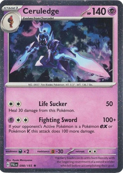 MCAP: Ceruledge - 098/193 (Cosmos Holo) (Holofoil)