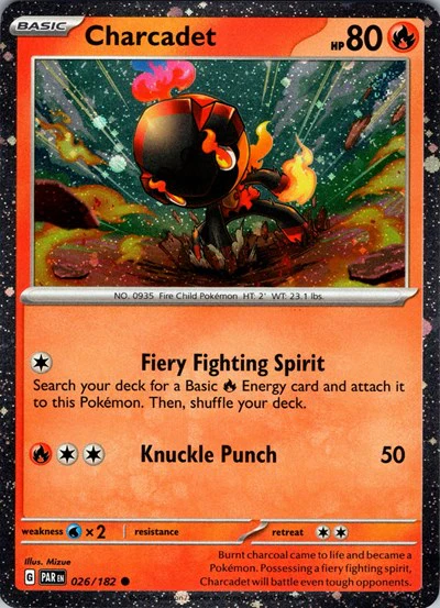 MCAP: Charcadet - 026/182 (Cosmos Foil) (Holofoil)