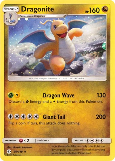 MCAP: Dragonite - 96/149 (Cosmos Holo) (Holofoil)
